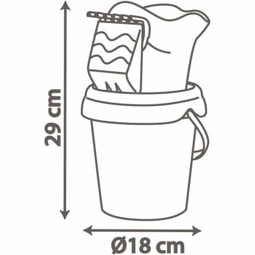 Vattenkanna Smoby MM Rosa Plast