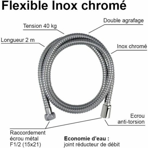 Duschslang Edouard Rousseau 2 m