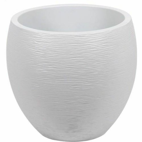 Kruka EDA Graphit Rund Vit  50 cm