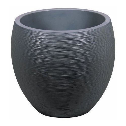 Kruka EDA Graphit Rund Plast Mrkgr ( 50 x 45 cm)