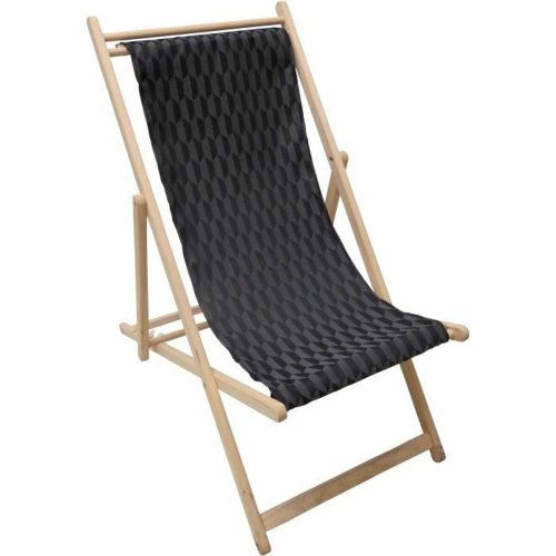 Ednyek Jardin Prive Svart Geometrisk 132 x 55 x 35 cm boktr