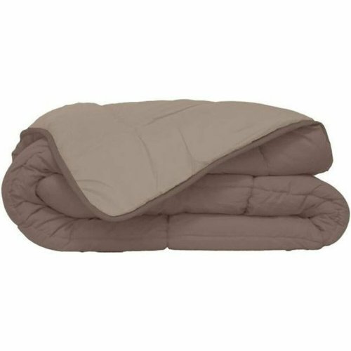 Täcke Poyet  Motte Hudson Beige-brun (taupe) linne 200 g/m² 220 Täcke Poyet  Motte Hudson Beige-brun (taupe) linne 200 g/m² 220