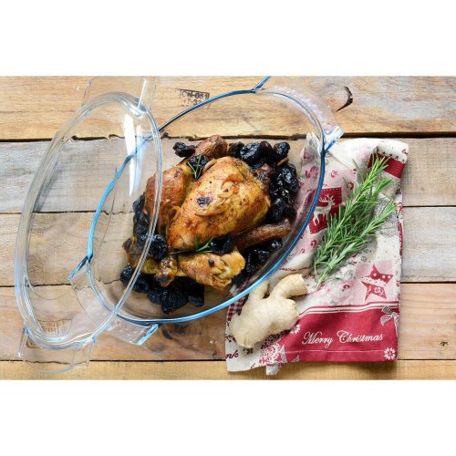 Ugnsform Pyrex 1040712 Vit Transparent Hrdat glas 6 L 4,5 g 4,5