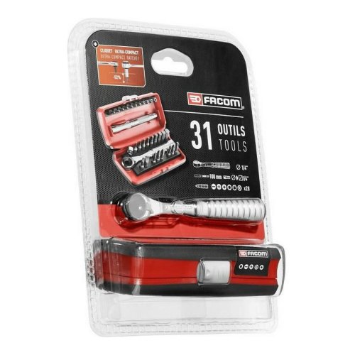 Verktygssats Facom Hylsnyckel Bits-set Plast (1 Delar) (31 Delar