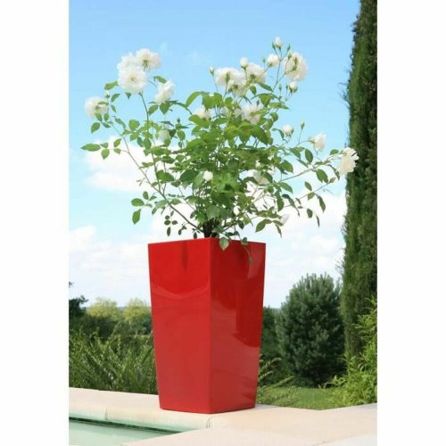 Kruka Riviera Rd Plast Fyrkantig Rund Modern 29 x 29 x 52 cm 29