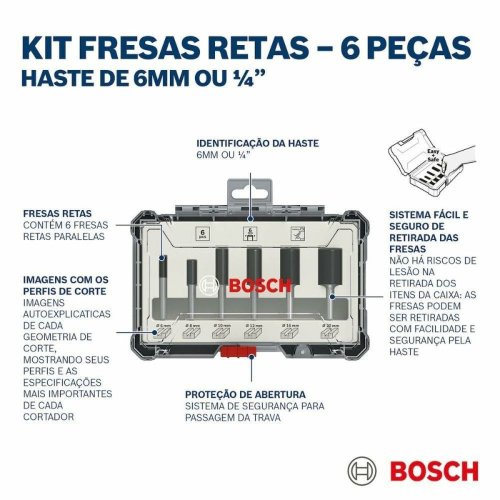 Tillbeh�rssats BOSCH 6 Delar