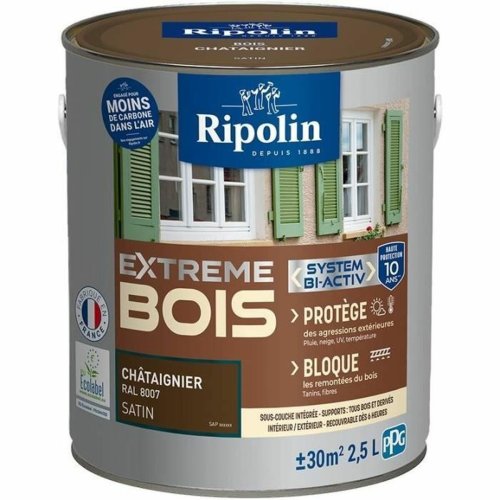 Mla Ripolin Kastanjebrun Satinfinish 2,5 L