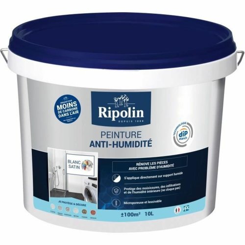 Grundfrg Ripolin Vit Satinfinish 10 L