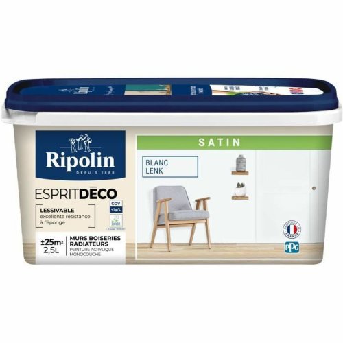 Grundfrg Ripolin Vit Satinfinish 2,5 L