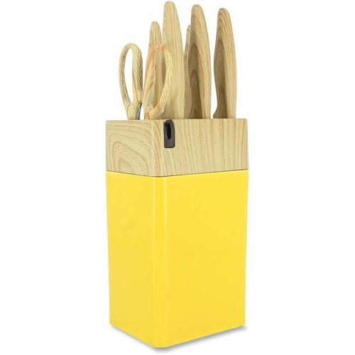 Knivset Menastyl Gul polypropen 6 Delar (6 antal)