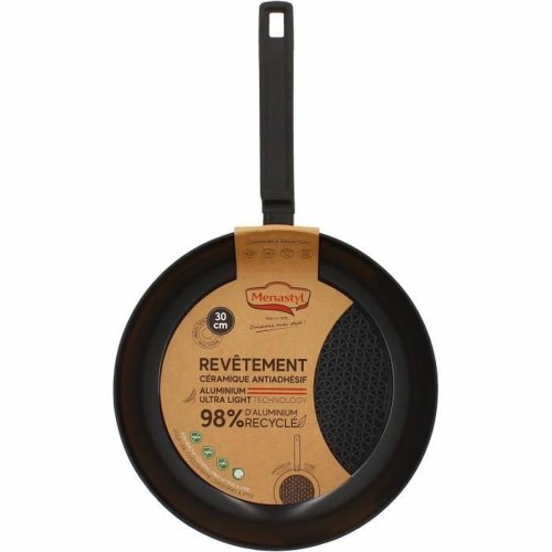 Stekpanna Menastyl Svart Smitt aluminium  30 cm