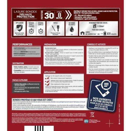 Grundf�rg Bondex Brun Satinfinish 5 L