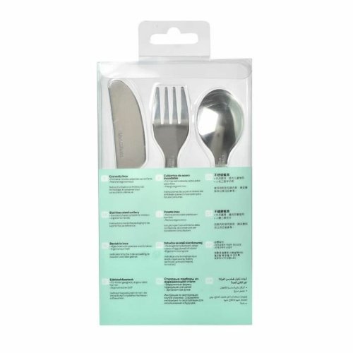 Bestick Baba Rosa Rostfritt stl 3 Delar