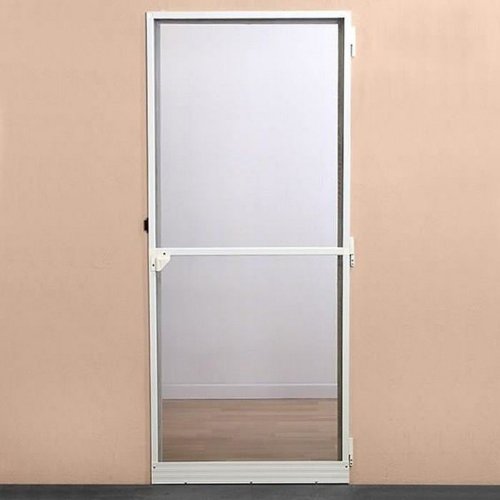 Myggnt Drrar Glasfiber Aluminium Vit (220 x 100 cm)