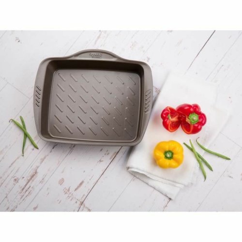 Ugnsplt Med Nonstick Belggning Pyrex Brun Svart Metall Stl