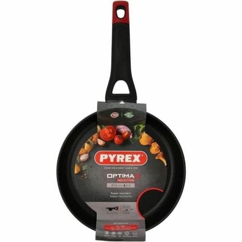 Stekpanna Pyrex Svart Aluminium  24 cm