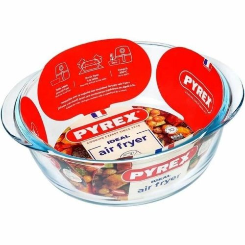 Ugnsform Pyrex Transparent Borosilikatglas Rund  26 cm