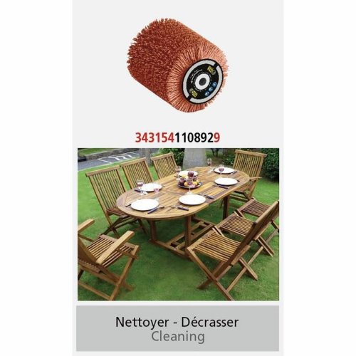 Slipborste Fartools Fil nylon enrob d'abrasif