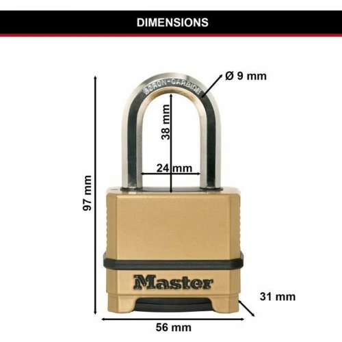 Hngls med kod Master Lock