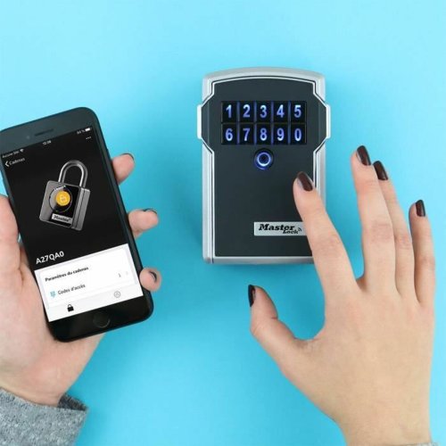 Hngls med nyckel Master Lock 5441EURD Zink Plast Rektangulr