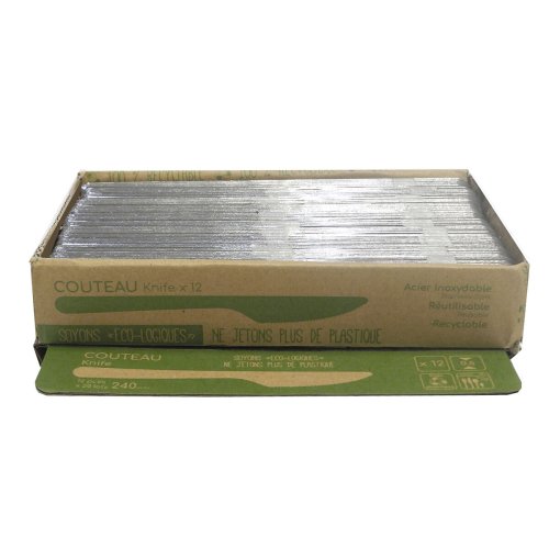 Knivset Amefa Ecologic Slim Metall Stl (12 antal)