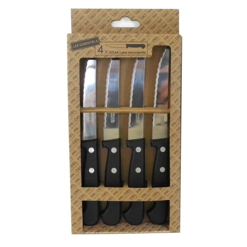 Set med kttknivar Pradel essentiel Dvobarvna Metall 21 cm (4 an