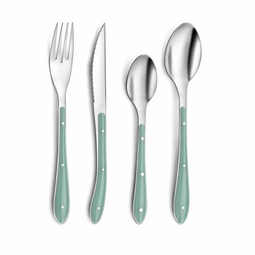 Bestickset Amefa Bistro Grn Metall 24 Delar