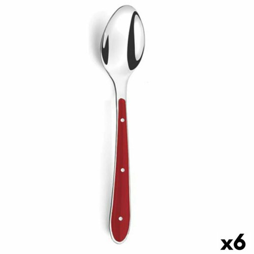 Dessertsked Amefa Bistro Metall Dvobarvna (13,4 cm) (Pack 6x)