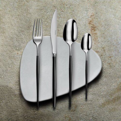 Teskedar Amefa Soprano Svart Metall Kaffe/ Caf 12 antal