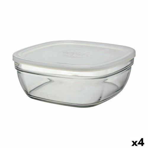 Fyrkantig matlda med lock Duralex FreshBox 3 L 23 x 23 x 9 cm (