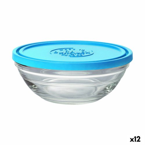 Rund matlda med lock Duralex FreshBox Bl 500 ml (12 antal)