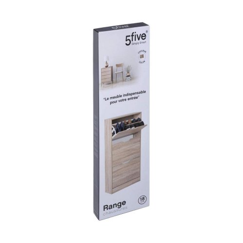 Skostll 5five Simply Smart Ljusgr Tr 115 x 60 x 24 cm