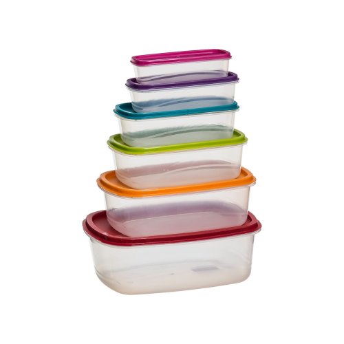 Lunchldor, set 6 5five Simply Smart polypropen 300 ml 225 ml 17