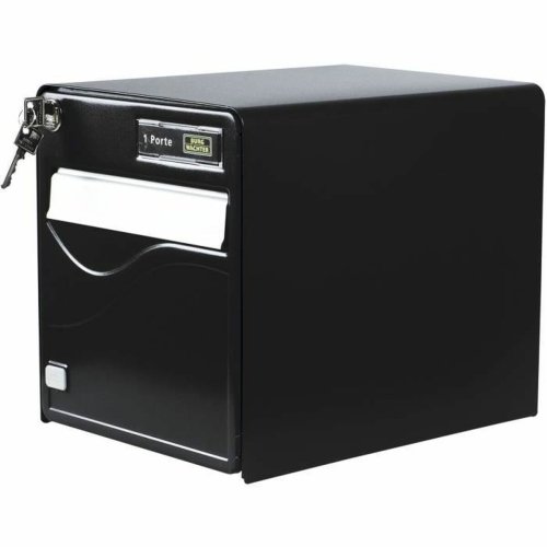 Brevlda Burg-Wachter   36,5 x 28 x 31 cm Svart Plast