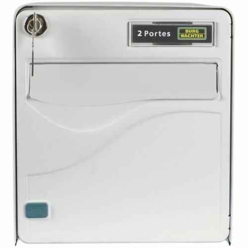 Brevlda Burg-Wachter   36,5 x 28 x 31 cm Vit Plast