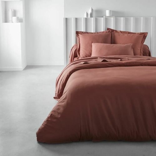 Inpassat underlakan TODAY Essential Terrakota n 140 x 200 cm