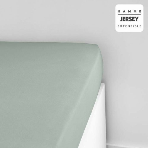 Inpassat underlakan TODAY Jersey Ljusgrn 140 x 190 cm