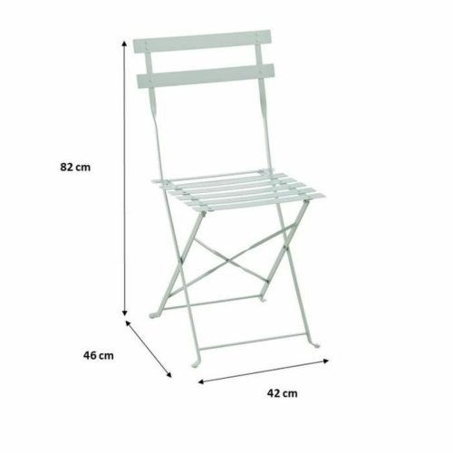 Bordsgrupp med 2 stolar Grn 60 x 71 cm 42 x 45 x 82 cm