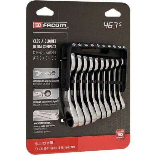Set med kombinationsnycklar Facom 467BS.JP10PB