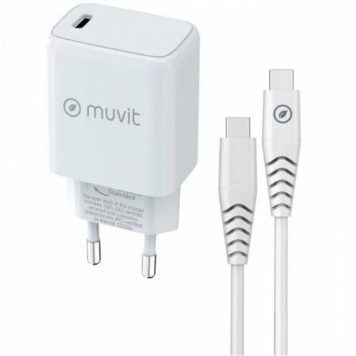 Vggladdare Muvit MCPAK0044 20 W Vit