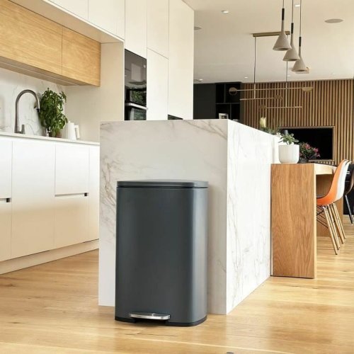 Soptunna Kitchen Move Gr Rostfritt stl 50 L