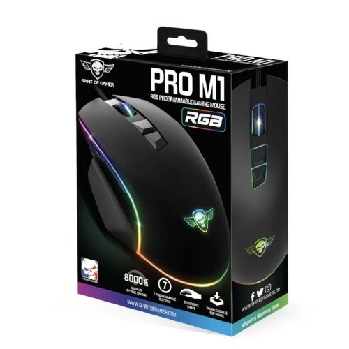 Mus Spirit of Gamer Souris Pro M1 Svart