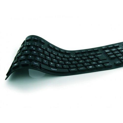 Tangentbord Mobility Lab ML300559 AZERTY Hoprullningsbara Svart
