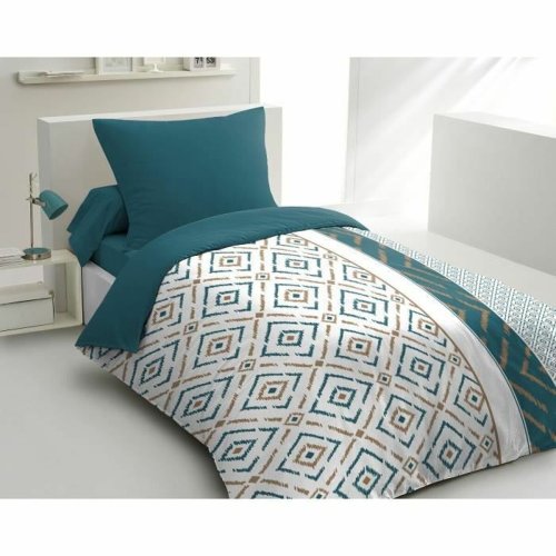T�ckslagsset HOME LINGE PASSION Ethno Gr�n 140 x 200 cm