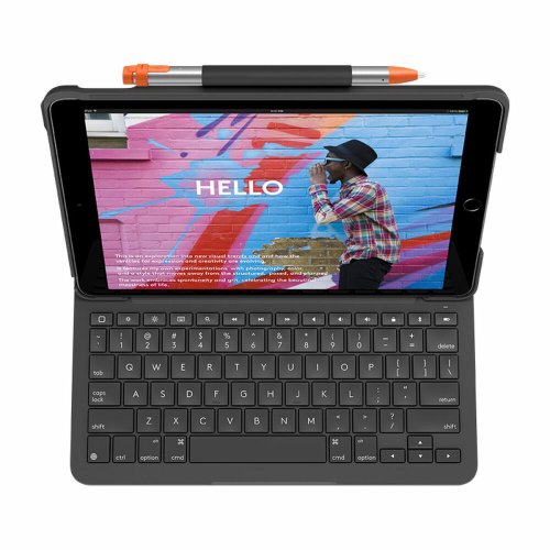 Vska till Lsplatta och Tangentbord Logitech 920-009478 Gr Gra