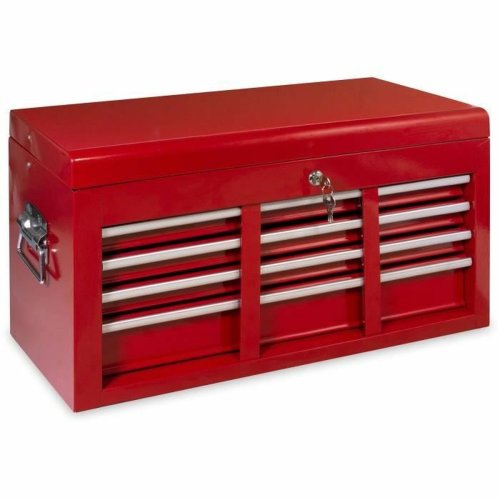 Verktygslda Defpro Rd Med nyckel Metall 6 ldor