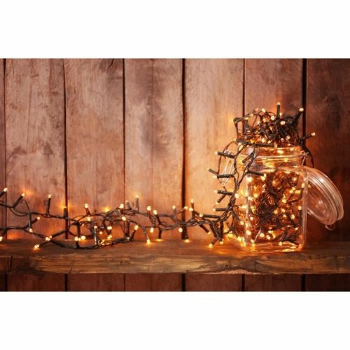 LED-krans Lumisky YOGY SOLAR WARM 400 LEDS Svart noir 1 W