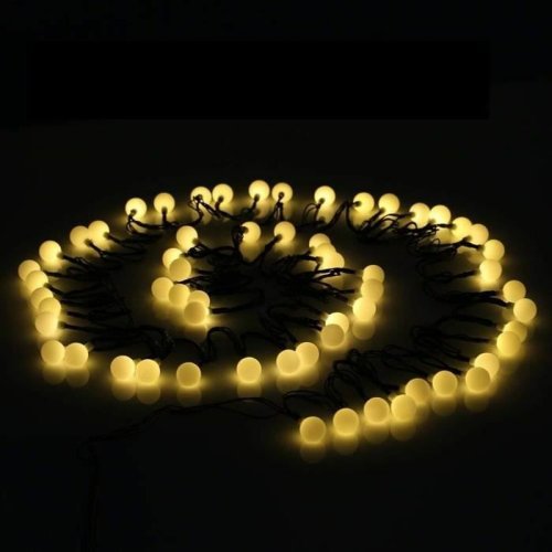 LED-krans Lumi Garden BILLY SPHERICAL 60 LEDS Svart noir 1 W