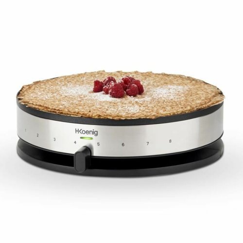 Pannkaksmaskin Hkoenig KREP29 1300 W Svart Multicolour