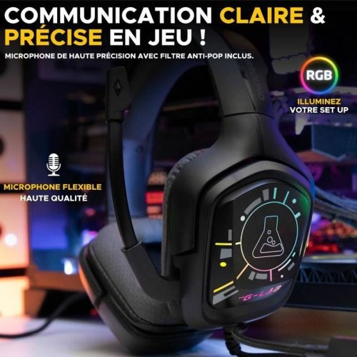 Hrlurar med Mikrofon The G-Lab KORP COBALT 7.1